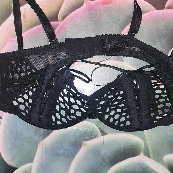 Seduction by Frederick's of Hollywood 3 Piece Lingerie Set Small - Picture 8 of 15